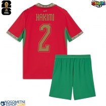 Otroški Nogometni dresi Maroko Achraf Hakimi #2 Domači SP 2026 Kratek Rokav (+ Kratke hlače)